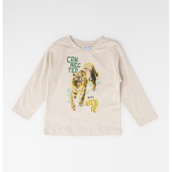 Bluza de bumbac cu imprimeu grafic-BAIETI/IMBRACAMINTE/Bluze-IMBRACAMINTE/Bluze