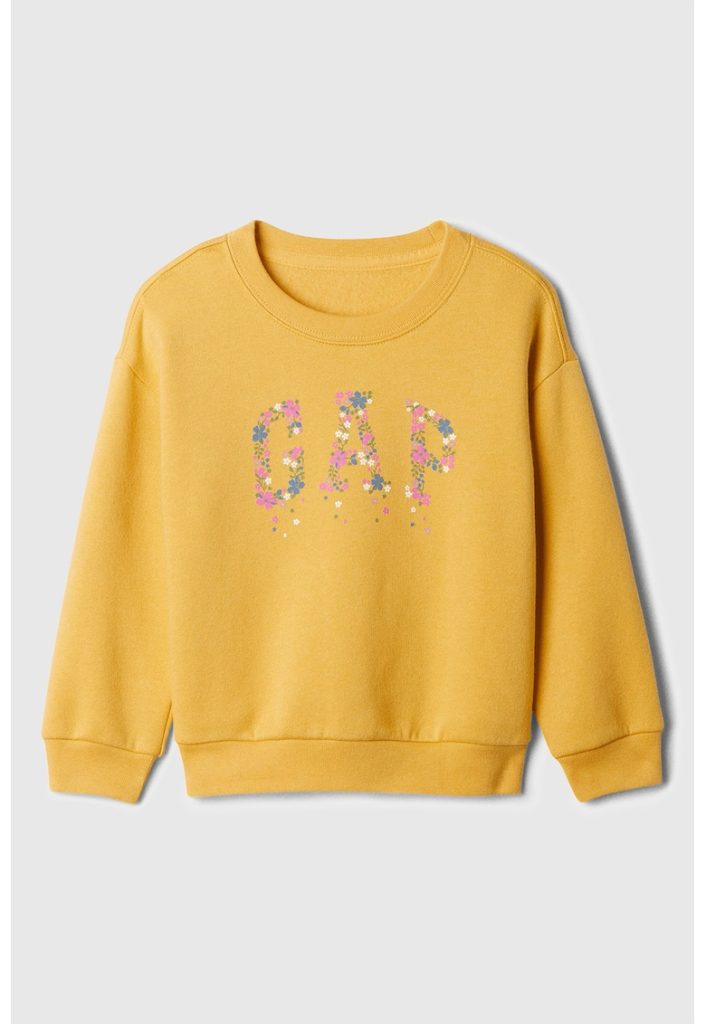 Bluza de trening cu decolteu la baza gatului si imprimeu logo-FETE/IMBRACAMINTE/Bluze-IMBRACAMINTE/Bluze