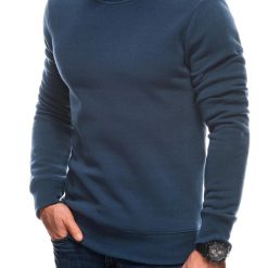 Bluza de trening cu model uni si decolteu la baza gatului-BARBATI/IMBRACAMINTE/Hanorace-IMBRACAMINTE/Hanorace