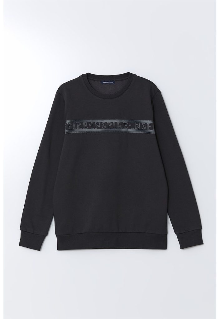 Bluza de trening din amestec de bumbac-BARBATI/IMBRACAMINTE/Hanorace-IMBRACAMINTE/Hanorace