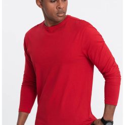 Bluza din bumbac cu decolteu la baza gatului-BARBATI/IMBRACAMINTE/Bluze-IMBRACAMINTE/Bluze