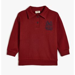 Bluza din bumbac cu imprimeu-BAIETI/IMBRACAMINTE/Bluze-IMBRACAMINTE/Bluze