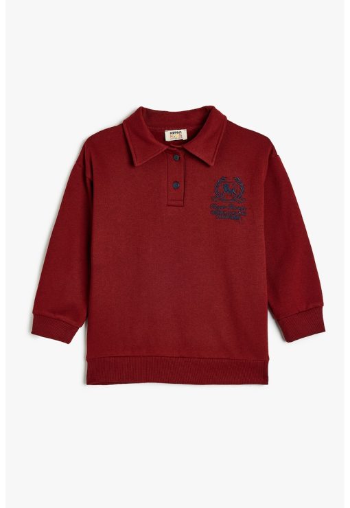 Bluza din bumbac cu imprimeu-BAIETI/IMBRACAMINTE/Bluze-IMBRACAMINTE/Bluze