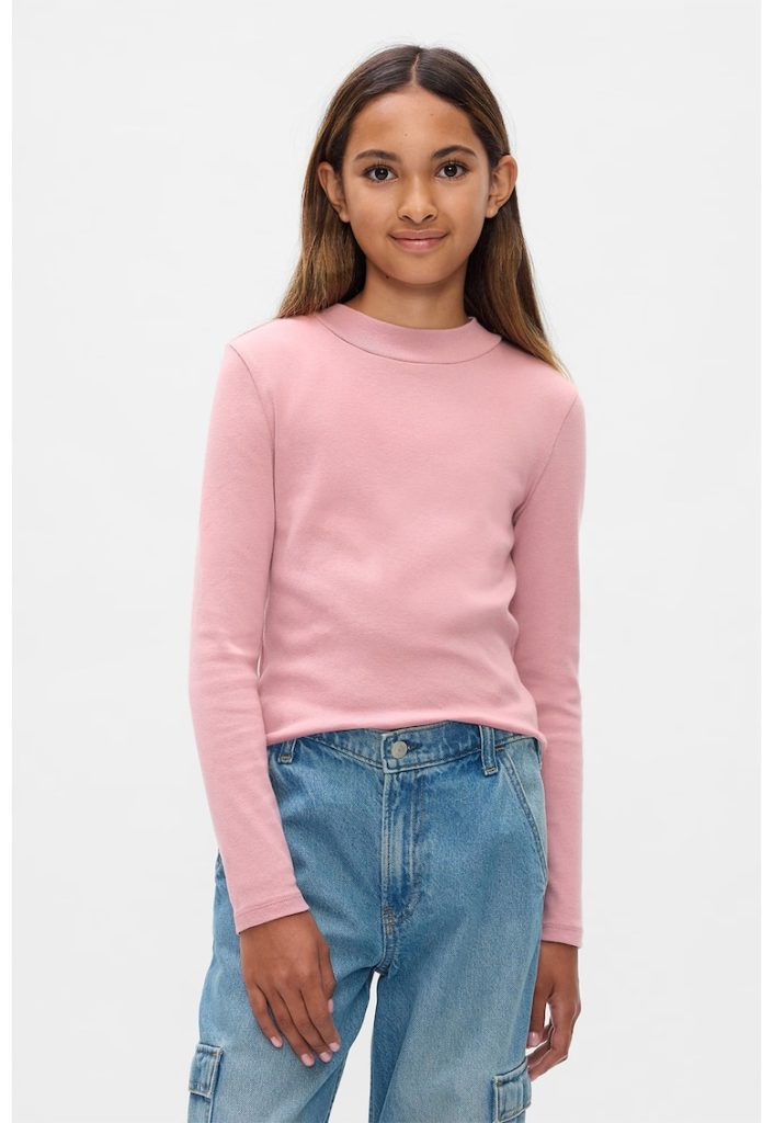 Bluza din bumbac si amestec de modal-FETE/IMBRACAMINTE/Bluze-IMBRACAMINTE/Bluze