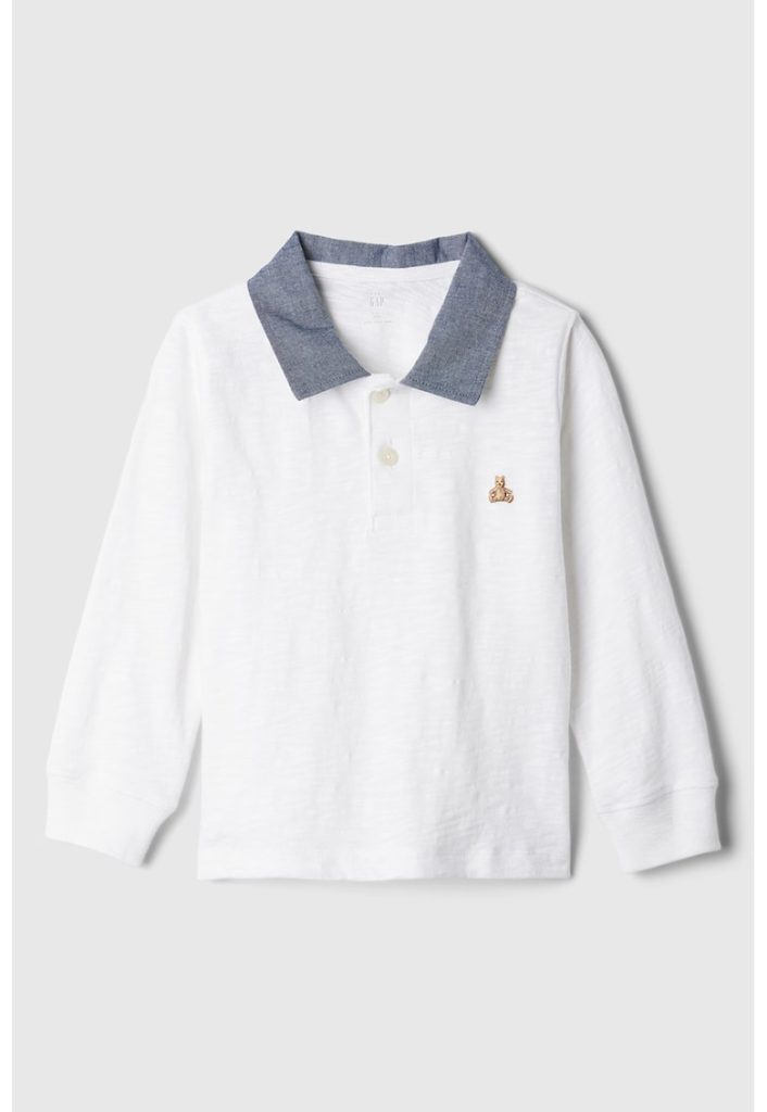 Bluza polo cu fenta cu nasturi-FETE/IMBRACAMINTE/Bluze-IMBRACAMINTE/Bluze