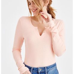 Bluza slim fit cu striatii-FEMEI/IMBRACAMINTE/Bluze-IMBRACAMINTE/Bluze