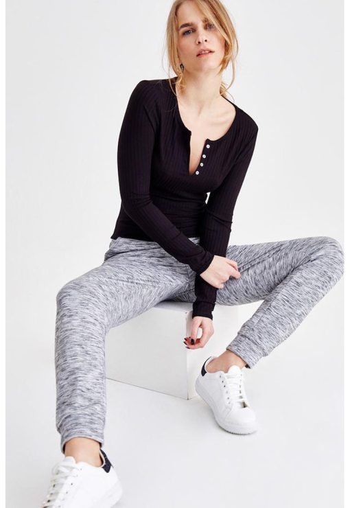 Bluza slim fit cu striatii-FEMEI/IMBRACAMINTE/Bluze-IMBRACAMINTE/Bluze