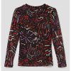 Bluza slim fit de plasa-FETE/IMBRACAMINTE/Bluze-IMBRACAMINTE/Bluze