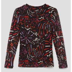 Bluza slim fit de plasa-FETE/IMBRACAMINTE/Bluze-IMBRACAMINTE/Bluze