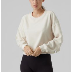 Bluza sport lejera de fleece cu maneci cazute-FEMEI/IMBRACAMINTE/Hanorace-IMBRACAMINTE/Hanorace
