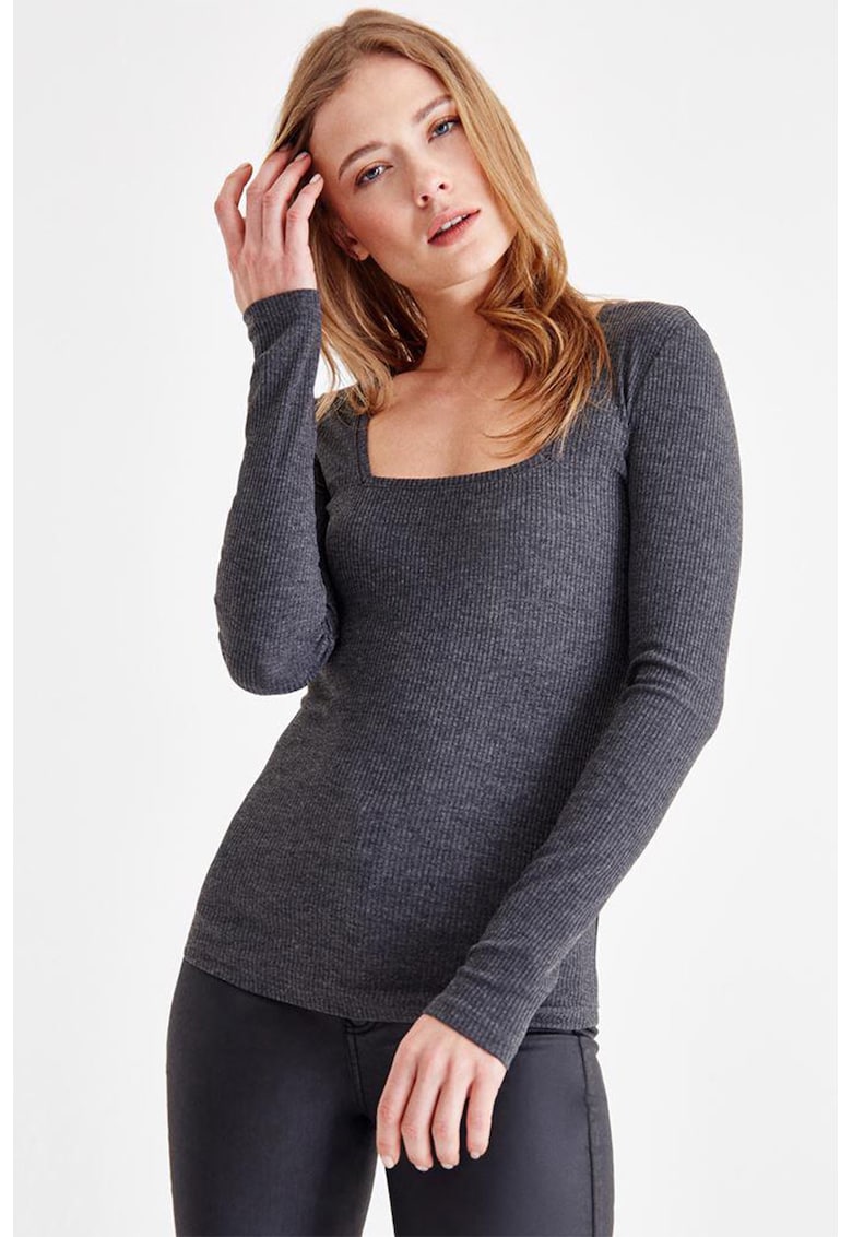 Bluza striata cu model uni-FEMEI/IMBRACAMINTE/Bluze-IMBRACAMINTE/Bluze