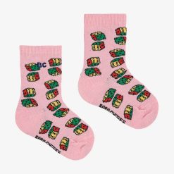 Bobo Choses șosete copii Dices culoarea roz