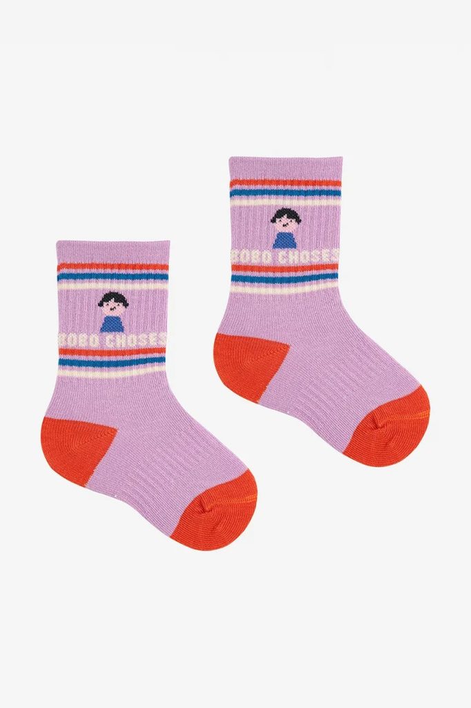 Bobo Choses șosete copii Game Pawns culoarea violet