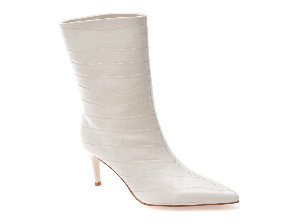 Botine elegante EPICA albe