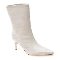 Botine elegante EPICA albe
