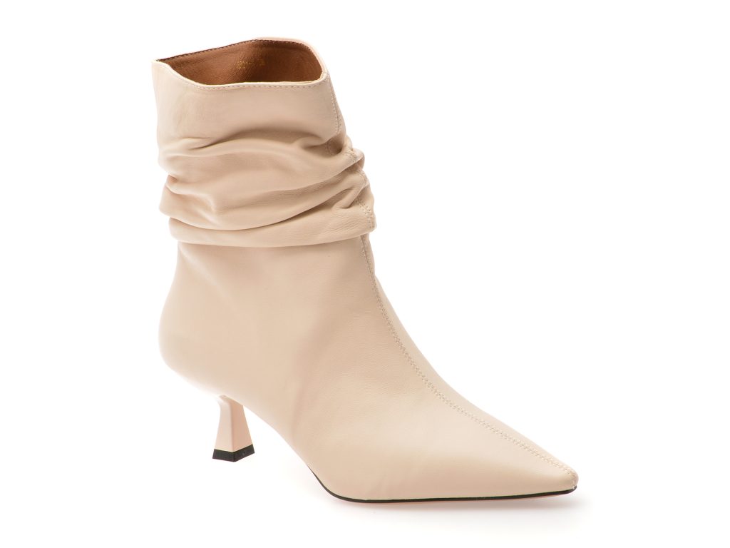 Botine elegante EPICA albe