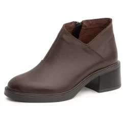 Botine piele 649 maro-Ghete si botine-Ghete si botine