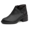 Botine piele 649 negru-Ghete si botine-Ghete si botine