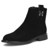 Botine piele naturala 7379 negru-Ghete si botine-Ghete si botine