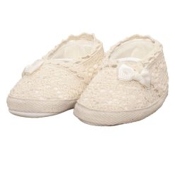 Botosei -  fete - material textil - cu dantela - 1603-FETE/INCALTAMINTE/Botine si ghete-INCALTAMINTE/Botine si ghete