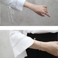 Bratara argint 925 JW633 model inimioare placata cu rodiu 4