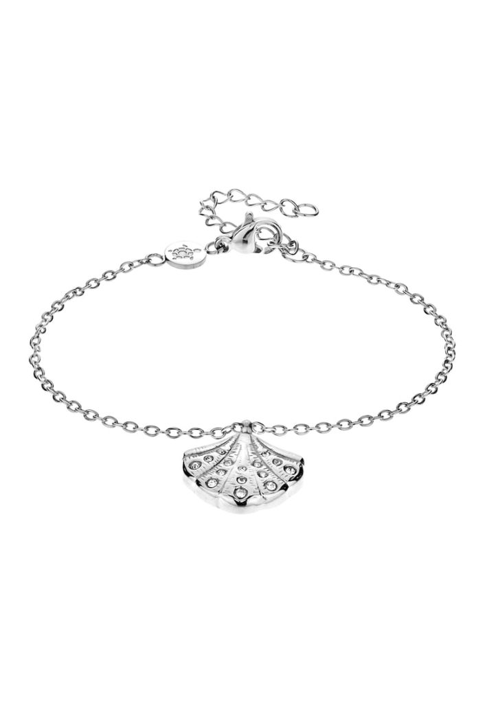 Bratara din otel inoxidabil cu element in forma de scoica-FEMEI/GENTI SI ACCESORII/Bijuterii-GENTI SI ACCESORII/Bijuterii