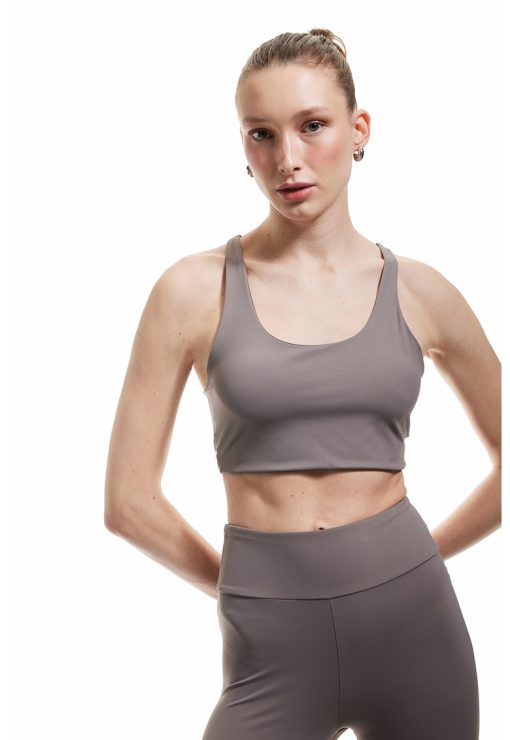 Bustiera cu model uni-FEMEI/SPORT/Tricouri si bustiere-SPORT/Tricouri si bustiere