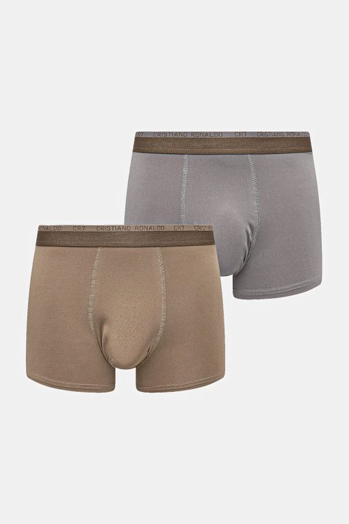 CR7 Cristiano Ronaldo boxeri 2-pack culoarea maro