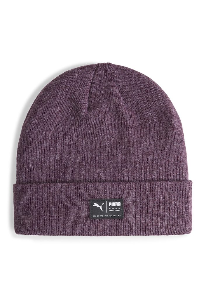 Caciula elastica unisex cu detaliu logo Archive Heather-BARBATI/GENTI SI ACCESORII/Palarii