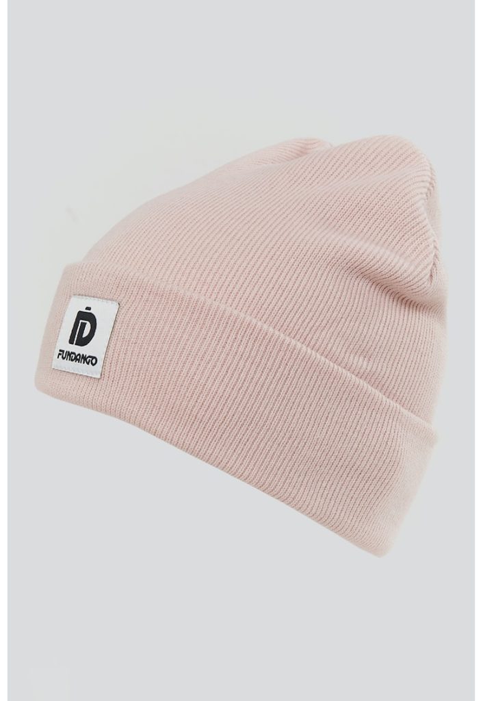 Caciula striata cu aplicatie logo Kingdom-FEMEI/GENTI SI ACCESORII/Palarii