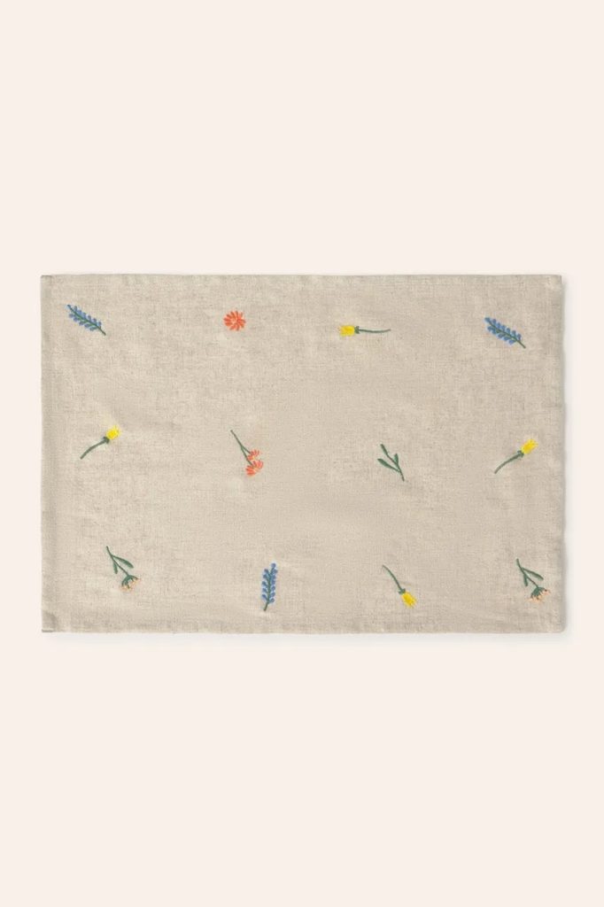 Calma House suport decorativ pentru farfurie 35x50 cm culoarea bej-Textile bucătărie