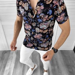 Camasa barbati PREMIUM cu imprimeu 11757  N8-4.1-Camasi barbati