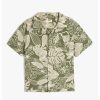 Camasa cu imprimeu tropical si maneci scurte-BAIETI/IMBRACAMINTE/Camasi-IMBRACAMINTE/Camasi