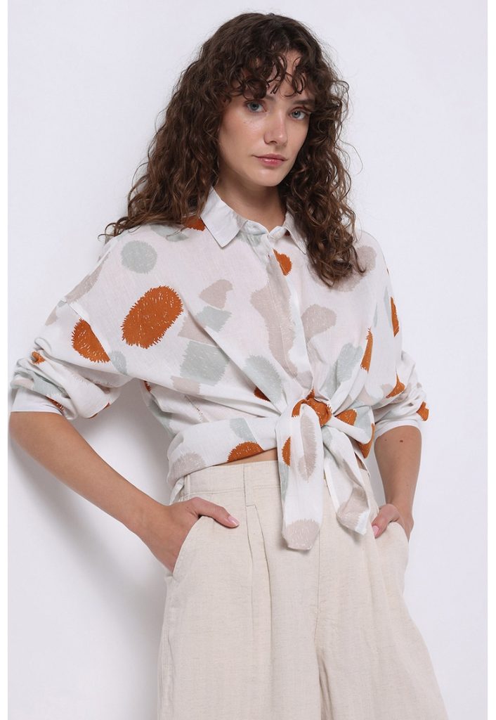 Camasa cu maneci lungi si model-FEMEI/IMBRACAMINTE/Camasi-IMBRACAMINTE/Camasi