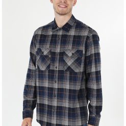 Camasa cu maneci lungi si model in carouri-BARBATI/IMBRACAMINTE/Camasi-IMBRACAMINTE/Camasi