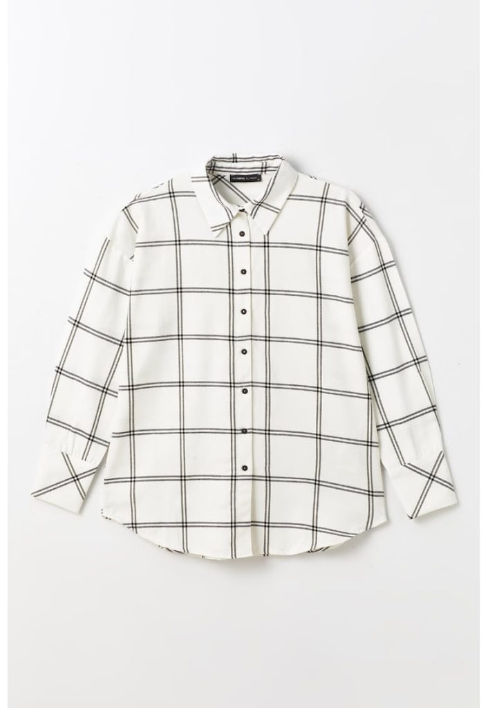 Camasa cu maneci lungi si model in carouri-FEMEI/IMBRACAMINTE/Camasi-IMBRACAMINTE/Camasi