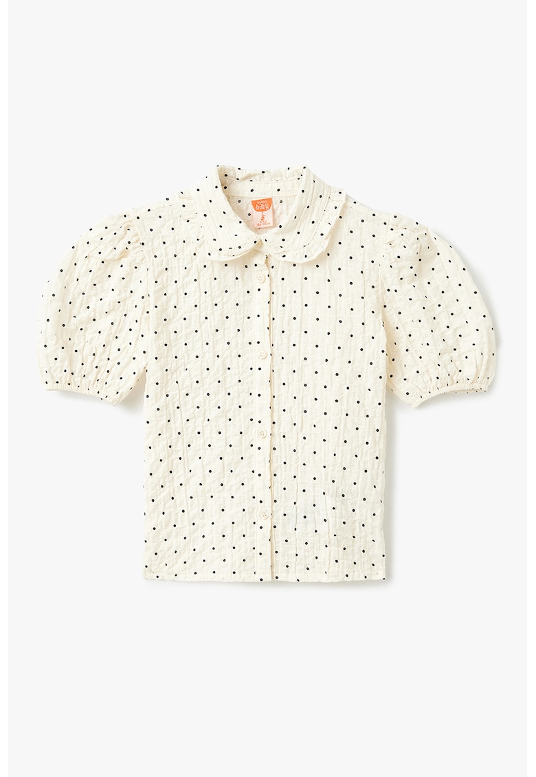 Camasa cu model buline si maneci scurte-FETE/IMBRACAMINTE/Camasi-IMBRACAMINTE/Camasi