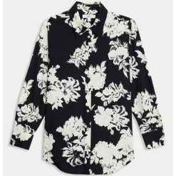 Camasa cu model floral-FEMEI/IMBRACAMINTE/Camasi-IMBRACAMINTE/Camasi