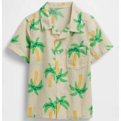 Camasa cu model tropical-BAIETI/IMBRACAMINTE/Camasi-IMBRACAMINTE/Camasi