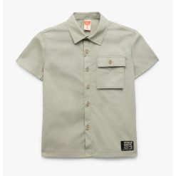 Camasa de bumbac cu maneci scurte-BAIETI/IMBRACAMINTE/Camasi-IMBRACAMINTE/Camasi