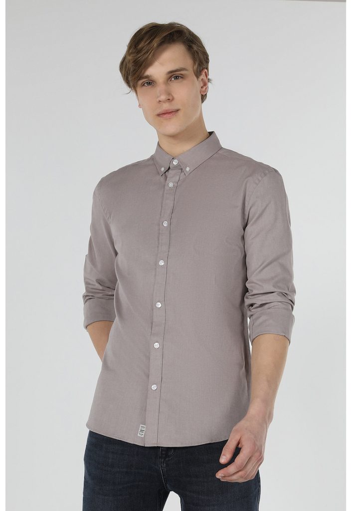 Camasa slim fit din bumbac-BARBATI/IMBRACAMINTE/Camasi-IMBRACAMINTE/Camasi