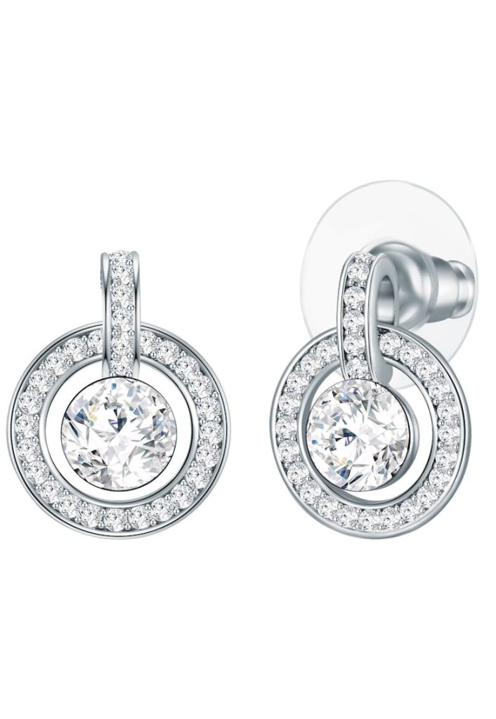 Cercei cu zirconia 32119-FEMEI/GENTI SI ACCESORII/Bijuterii-GENTI SI ACCESORII/Bijuterii
