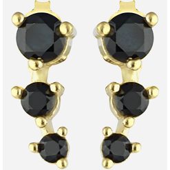 Cercei de argint cu onix-FEMEI/GENTI SI ACCESORII/Bijuterii-GENTI SI ACCESORII/Bijuterii