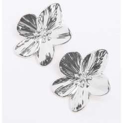 Cercei din alama in forma de floare-FEMEI/GENTI SI ACCESORII/Bijuterii-GENTI SI ACCESORII/Bijuterii