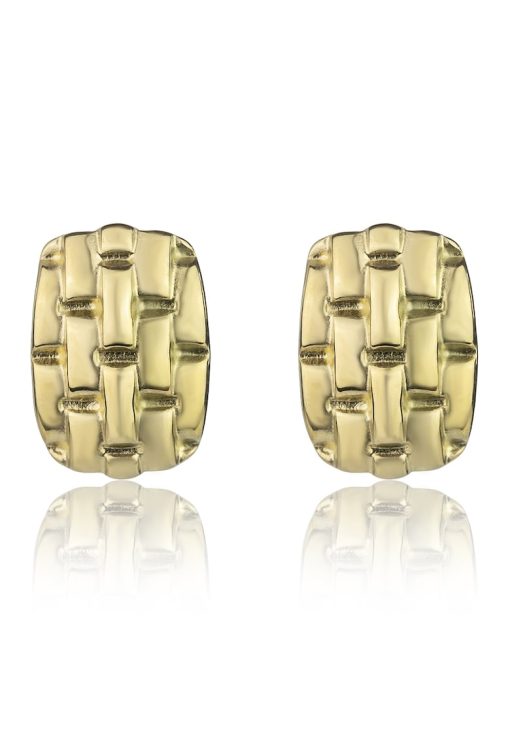 Cercei placati cu aur de 18K Cassidy-FEMEI/GENTI SI ACCESORII/Bijuterii-GENTI SI ACCESORII/Bijuterii
