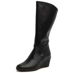 Cizme piele 281 negru-Ghete si botine-Ghete si botine