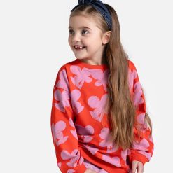 Coccodrillo bluză copii culoarea roșu