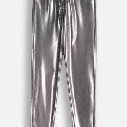 Coccodrillo colanți culoarea argintiu