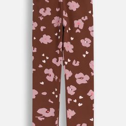 Coccodrillo leggins copii culoarea maro