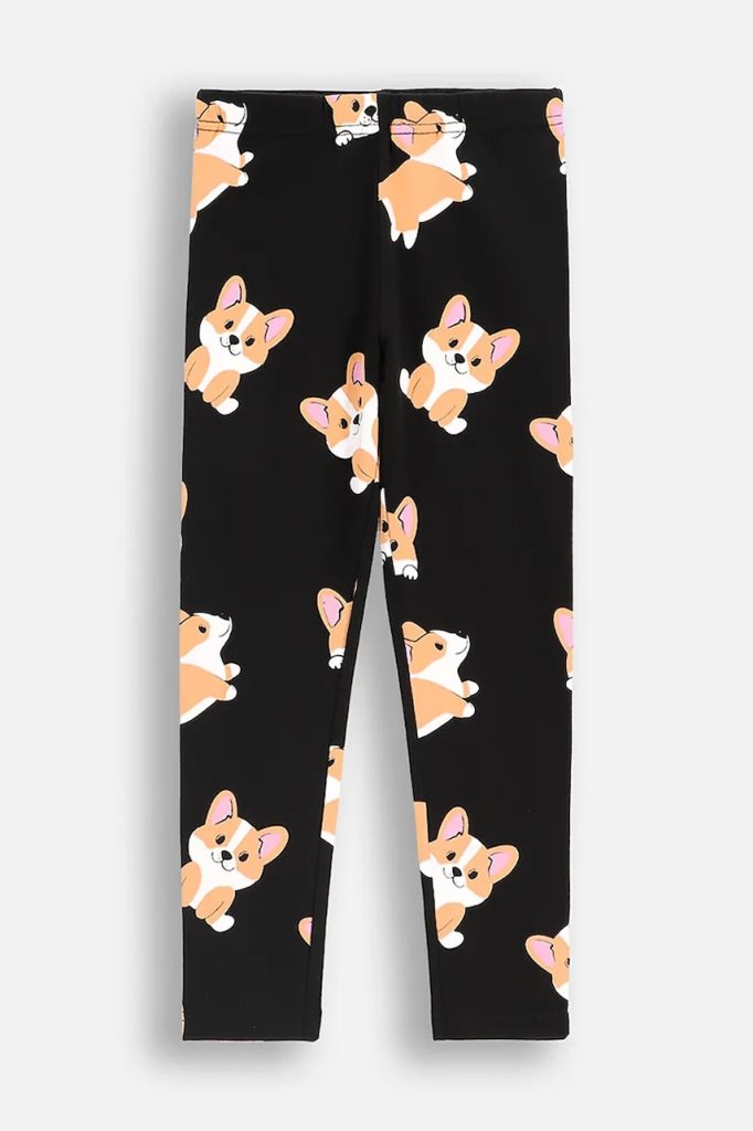 Coccodrillo leggins copii culoarea negru